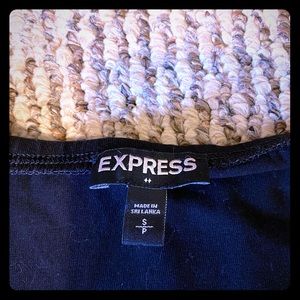 Express Off the Shoulder Black Bodysuit